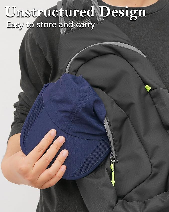 GADIEMKENSD Quick Dry Run Hat Cooling Breathable Mesh