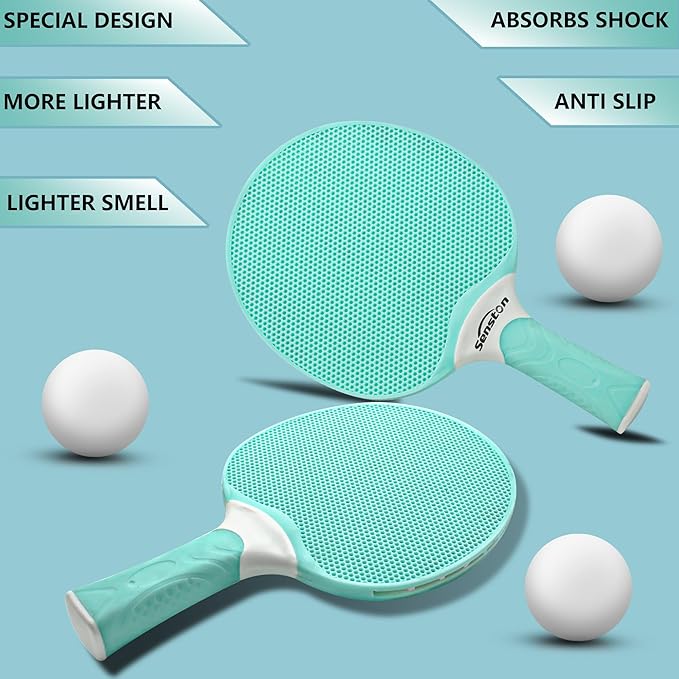 Senston Table Tennis Rackets Set, Professional Ping Pong Paddle Set - Image 5