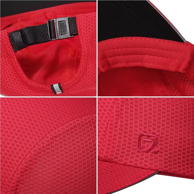 GADIEMKENSD Women's Race Day Running Cap Performance Mesh Hat - Excellent Ventilation, Lightweight, Reflective Safety