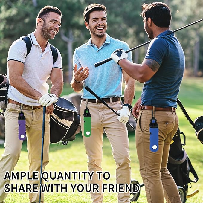 27 Pcs Golf Ball Carry Bag with Hook Accessories Portable Neoprene Pouch Tee Holder for Women Men Gifts