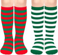 Sarfel Kids Soccer Socks Toddler Soccer Socks Girls Boys Soccer Socks Kids Tube Socks with Stripes Toddler Knee High Socks