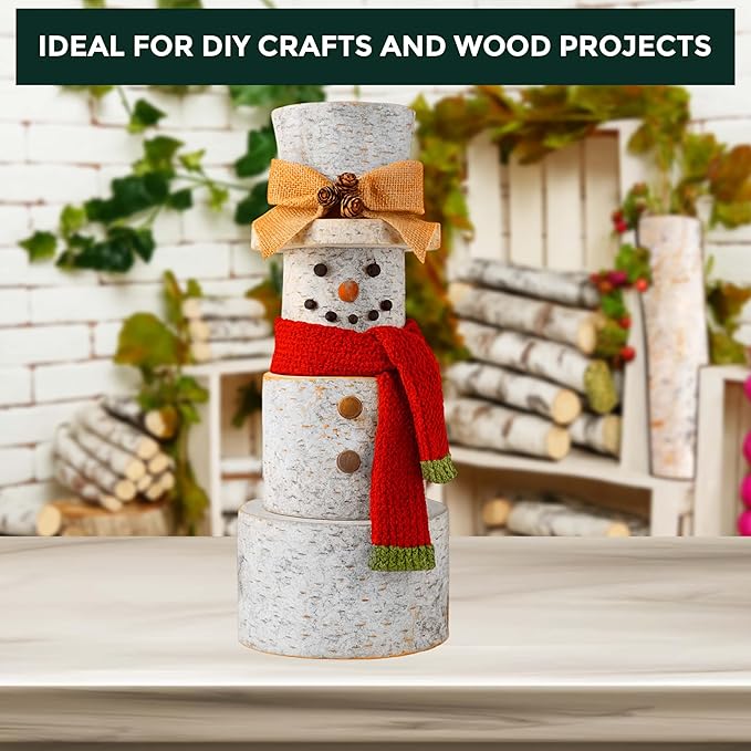 17 Inch Natural Birch Logs - Image 7