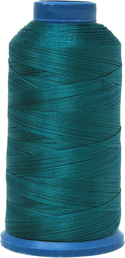 Mandala Crafts Bonded Nylon Thread Teal Heavy Duty Sewing Threads by MandalaCrafts