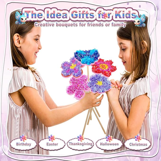 mom&myaboys Flower Bouquet Poke in Kit - Image 4