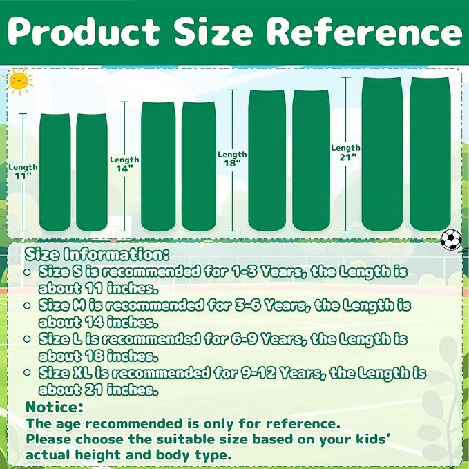 Olreco Toddler Soccer Socks Kids Baseball Socks Youth Softball Sock for Girls Boys Football Sock Boys Athletic Accessories