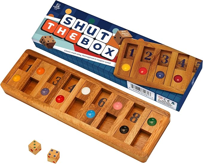 BSIRI Shut The Box Board Games by HB3FbyBSIRI