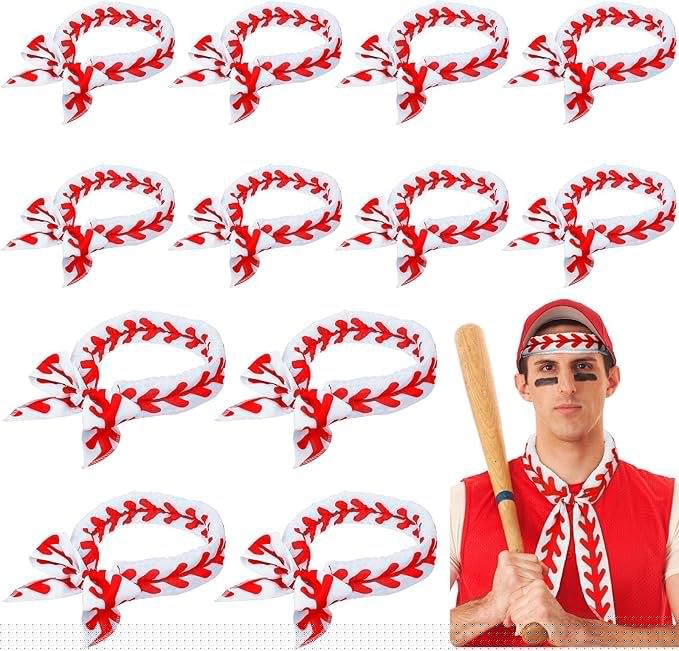 Shyyween 12 Pcs Baseball Cooling Towels Softball Cooling Neck Wraps Ice Scarf Bulk Cool Bandana for Women Men Team Gift Sport