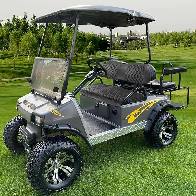 Club Car DS 2000+ Golf Cart Seat Covers, Enhanced-Quality, Easy Installation, Durable Quality, New Appearance,Golf Cart Front Seat Covers for Club Car DS