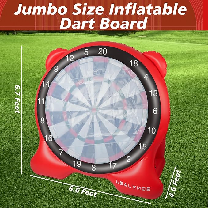 UBALANCE Giant Inflatable Dart Board, Outdoor Dartboard Yard Games - Image 5