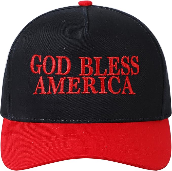 MIRMARU Two-Tone Vintage Canvas Trucker Hats for Men & Women, Adjustable Size Baseball Caps with Trendy Embroidered Design