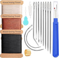 KAQRHFT Upholstery Repair Kit and Upholstery Needle, 0.55mm 98 Yard Waxed Thread by KAQRHFT