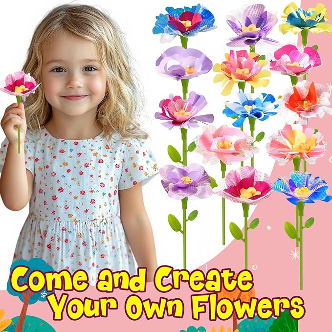 GPPNKC DIY Flower Bouquets Toys Accessories - Image 4