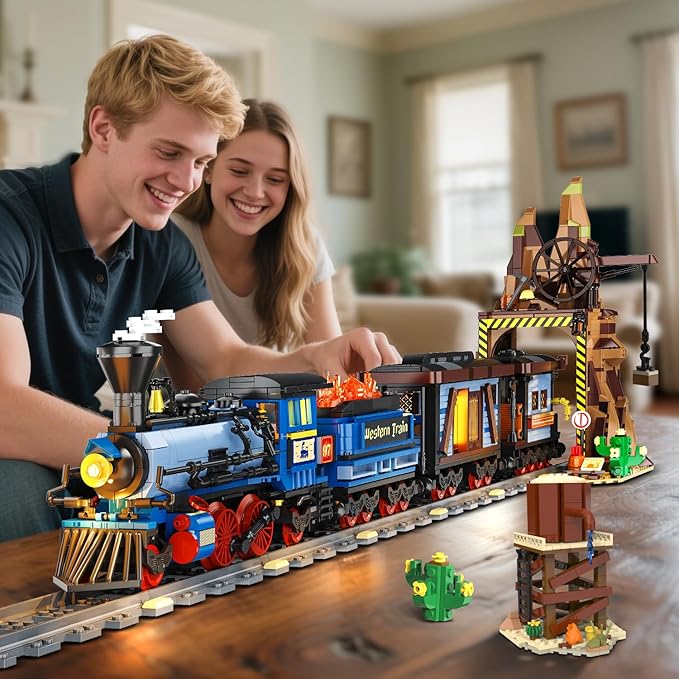 Western Train Building Set - Image 5