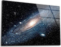 SpiritualHands Andromeda Space Galaxy Glass Wall Art Painting by SpiritualHands