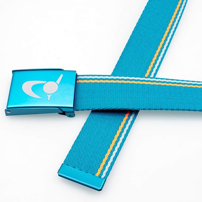 Teeoff 3 Pack Golf Web Belt Reversible Metal Buckle