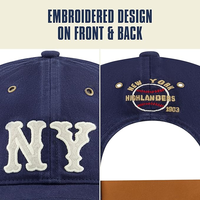 Blue Marlin Dad Hat, Adult Cotton Baseball Cap with Curved Brim, One Size.