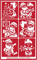 Over'N'Over Reusable Glass Etching Stencils – Durable Self-Stick Designs by OVER+%27N%27+OVER