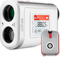 PGM Golf Rangefinder with Slope, Red/Green OLED Display & 7X Magnification Laser Range Finder, 600/1300 Yards Golf Distance Finder with Pin Lock Vibration, Magnetic Mount & Type-C Rechargeable