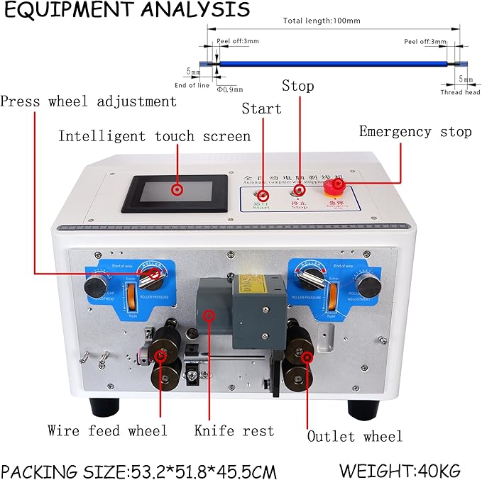Automatic Wire Stripper Machine, Computer Wire Peeling, Electronic Wire Cutting - Image 6