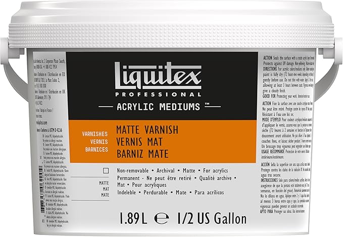 Liquitex Professional Matte Varnish, 1.89L Bucket by Liquitex