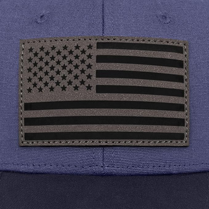 American Flag Trucker Hat - Snapback Hats for Men Women Baseball Cap - Breathable Mesh & Adjustable Fit for Casual Wear