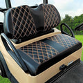 Golf Cart Diamond Seat Covers Kit, Fit for Club Car Precedent OEM Standard Front Seat Cushion, Golf Cart Vinyl Seat Cover, No Nails Required