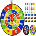 Dart Board Games for Kids Ages 3-12, Sticky Dart Board by ROYPOUTA