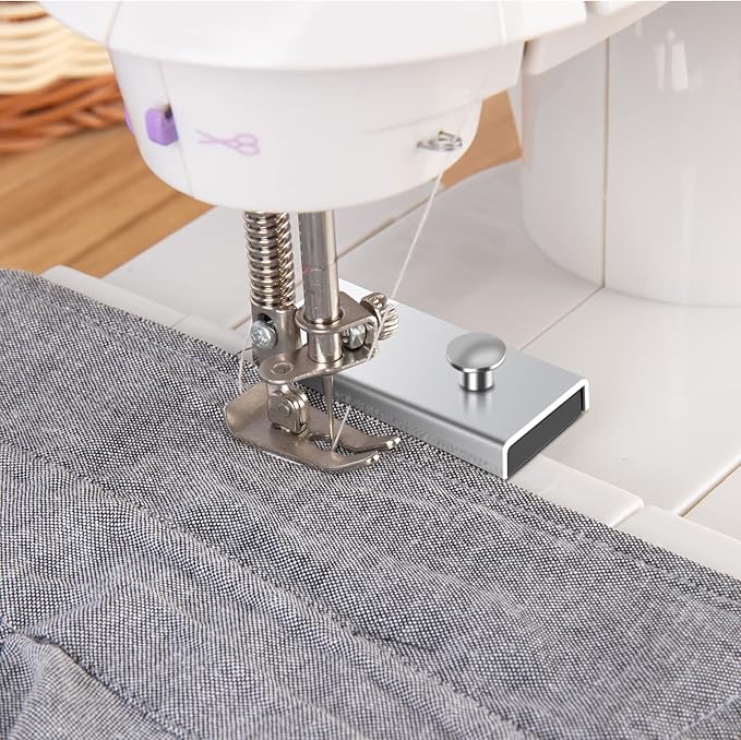 Adjustable Magnetic Seam Guide Ruler, 4-Piece Sewing Machine Accessory Set - Image 4