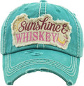 Women's Sunshine & Whiskey Vintage Baseball Hat Cap