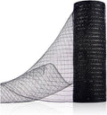 Anivia Deco Mesh Ribbon, 10inch x 30 Feet Each Roll Metallic Foil Mesh Ribbon by Anivia