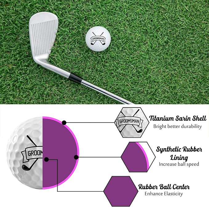 Jenaai 12 Pack Funny Golf Balls Easter Bunny Egg Colored Golf Balls Gifts, Novelty Coquette Weeding Sport Golfing Accessories for Men Women, Best Man, Bridesmaid