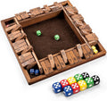 ropoda Shut The Box Game, Upgraded 12 Numbers Wooden Board Games by ROPODA