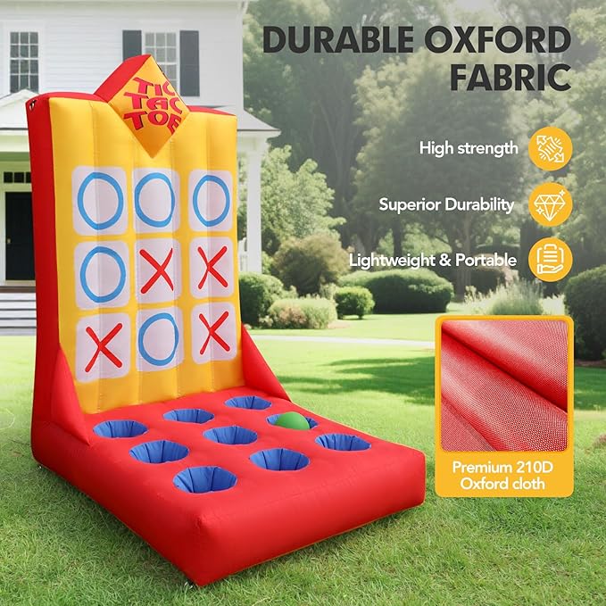 Inflatable Carnival Game with Built-in Blower, Portable Fun Toss Game - Image 5