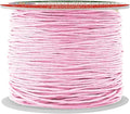 Mandala Crafts 1mm 109 Yards Baby Pink Cotton Waxed Cord by MandalaCrafts