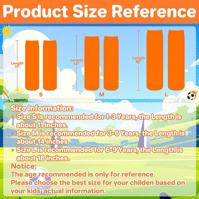 qikqik Toddler Soccer Socks Kids Soccer Socks Boys Baseball Sock Youth Football Sock Girls Softball Accessories Team Sports