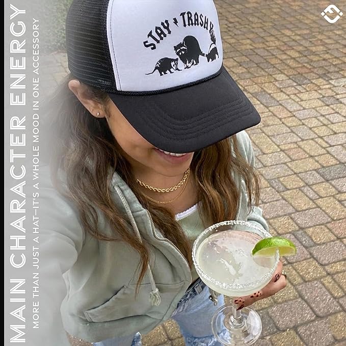 Funky Junque Premium Mesh Snapback Trucker Hat - Stylish Comfort for All - Patriotic, Humor & More