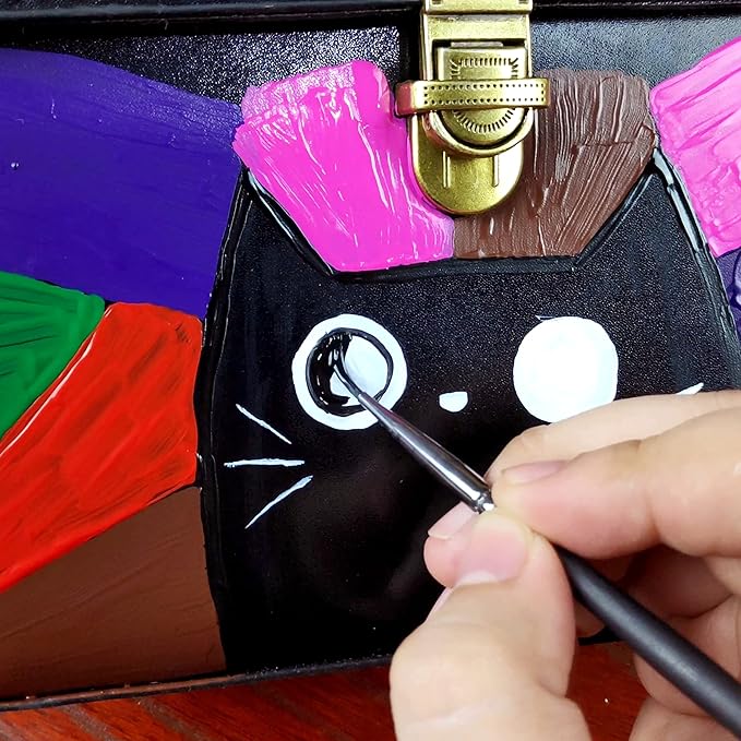 Leather Paint Set with Brushes - Image 8