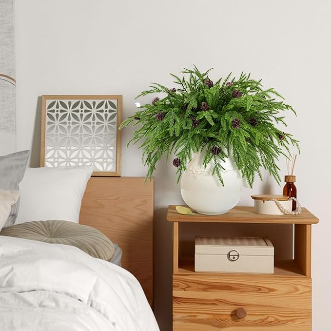 Watayo 15 Pcs Christmas Norfolk Pine Branches - Image 6
