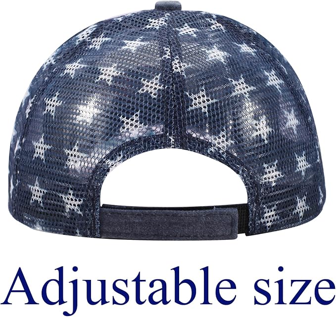 American Flag Hats Love Breast Cancer Adjustable Rhinestone Baseball Cap USA Patriotic Embroidered Baseball Trucker Hat