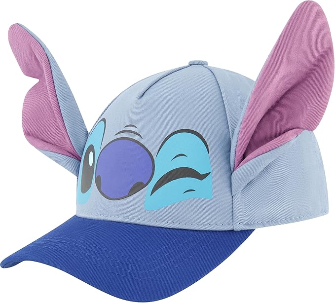 Disney Stitch Dad Hat, Adult Cotton Baseball Cap with Curved Brim