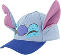 Disney Stitch Dad Hat, Adult Cotton Baseball Cap with Curved Brim