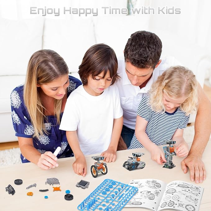 12-in-1 Solar Robot Kit for Kids 8-12, STEM Educational Building Toys - Image 6