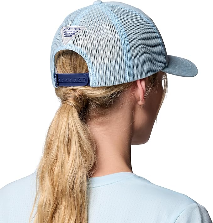 Columbia Womens PFG Fish Flag Snap Back