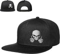Snapback Hats for Men Mens Hats Flat Bill Snap Backpack Fitted Trucker
