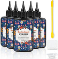 500g UV Resin kit, Crystal Clear Hard, Premixed UV Epoxica Resina Fast Curing by ResinAngel