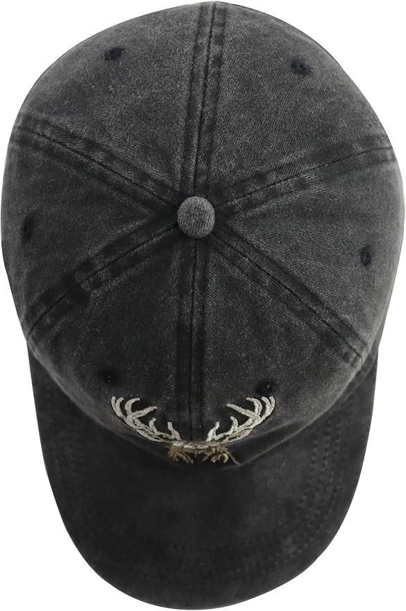 Unisex Adjustable Animal Hat for Men Women, Classic Cotton Wild Animals Embroidered Baseball Cap