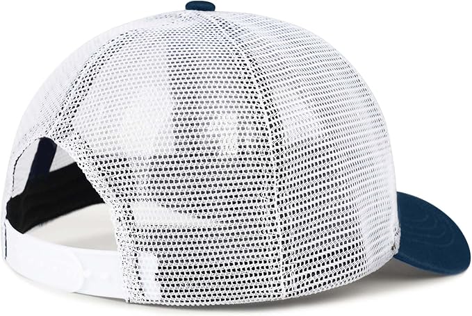 American Flag Trucker Hat - Snapback Hats for Men Women Baseball Cap - Breathable Mesh & Adjustable Fit for Casual Wear