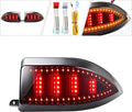 NOKINS Golf Cart LED Tail Lights for Club Car Tempo/Precedent, Deluxe Brake Light,12 Volt Universal Replacement Accessories Gas & Electric Models