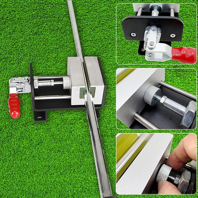 Golf Club Vise Precision Shaft and Grip Work Complete Tool for Golf Grip Replacement and Club Customization, Professional Golf Grip Replacement Accessories