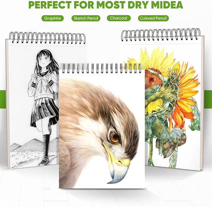 Soucolor 9 x12 Inch Sketch Book, Teen Girl Trendy Stuff, Halloween & Christmas - Image 7